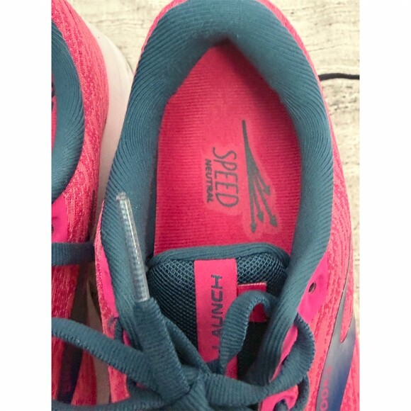 Brooks Launch 7 Women's Running Shoes Pink/Teal Size 10 Medium B - Picture 9 of 12